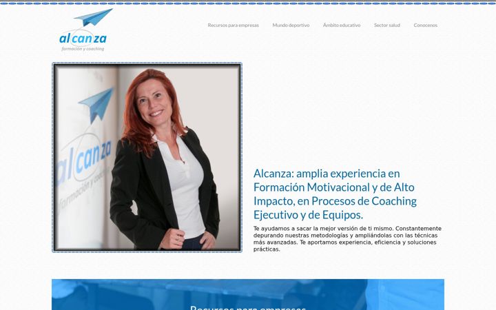 Ekraanipilt saidist alcanza.com.es