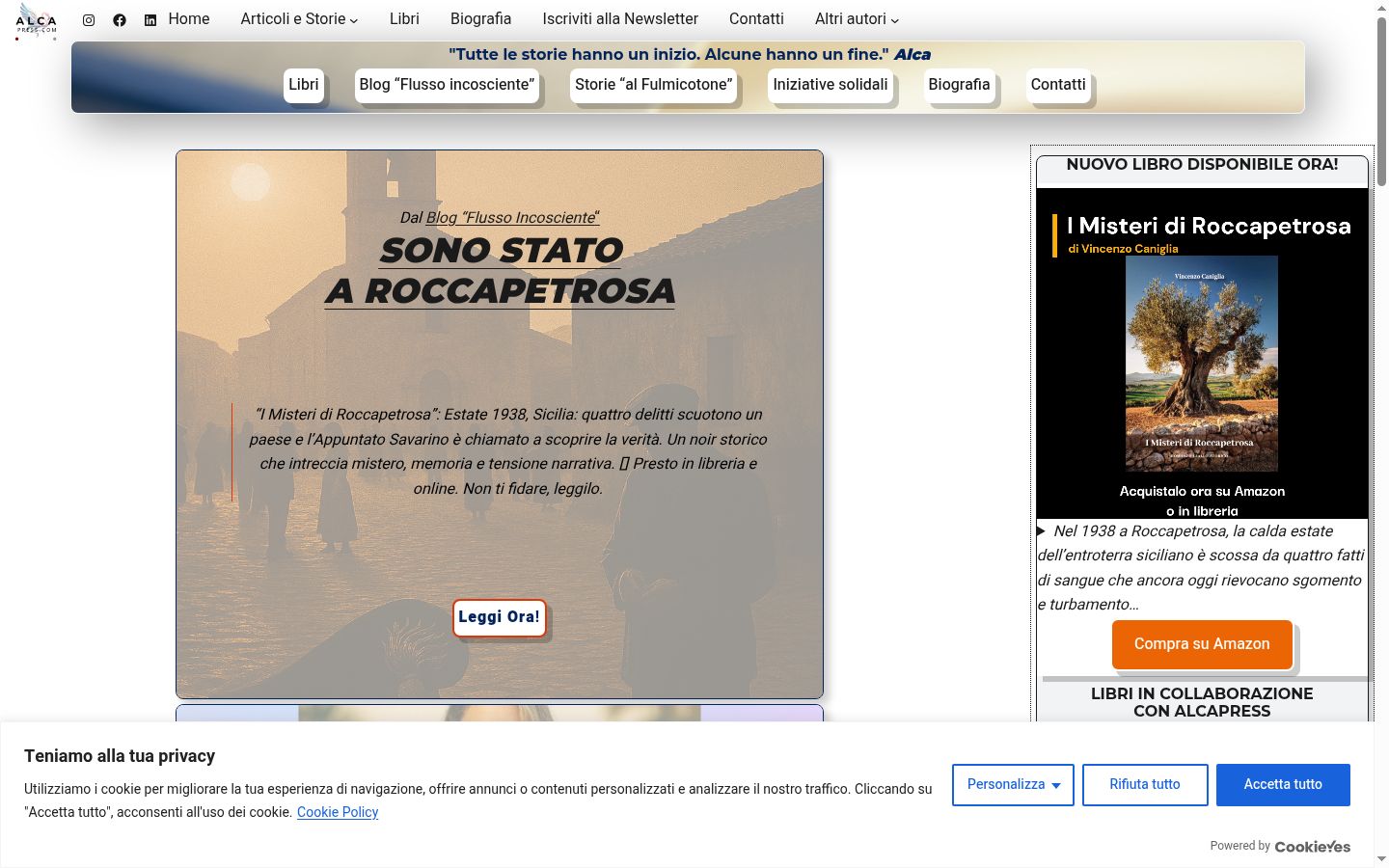 Capture d'écran de la bannière de consentement affichée avant toute interaction