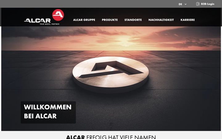 Captura de pantalla de alcar-wheels.com