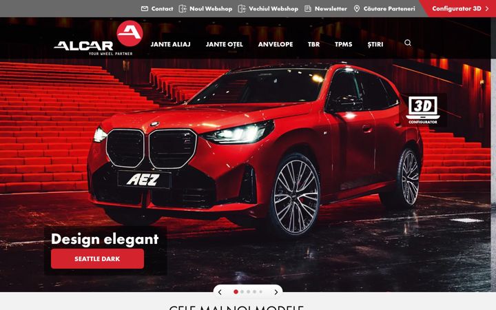 Screenshot of alcar.ro