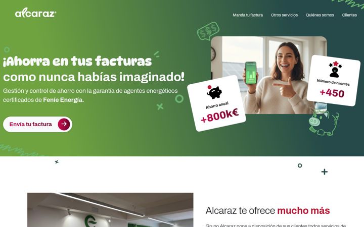 Screenshot of alcarazgrupo.com