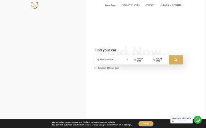 Screenshot of alcars.ma