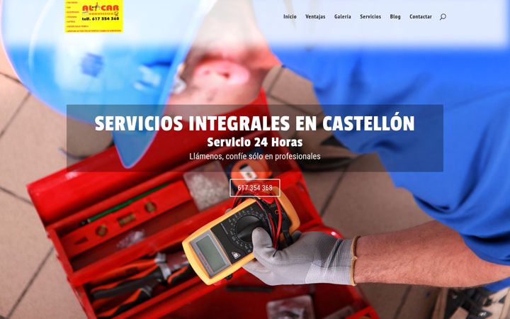 Screenshot of alcarservicios.es