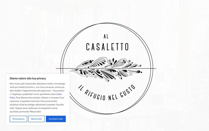 Screenshot of alcasalettoroma.it