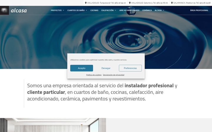 Screenshot of alcasasaturno.es
