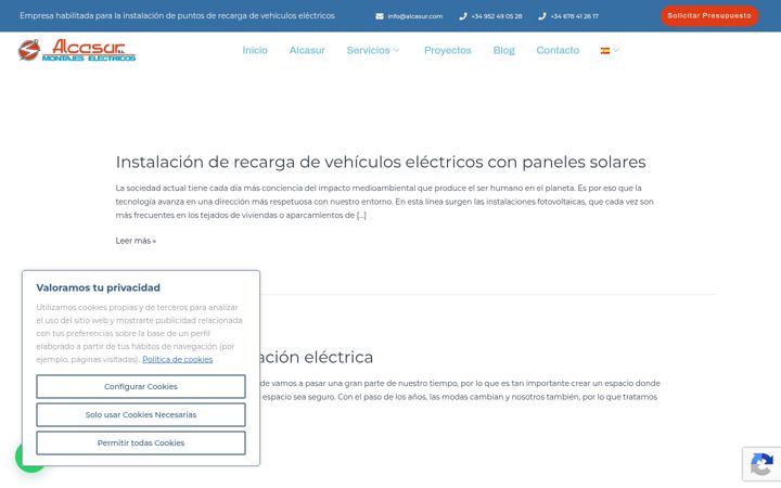 Screenshot of alcasur.es