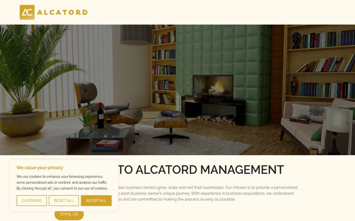 Screenshot of alcatord.au