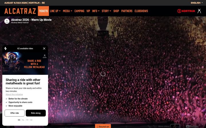 Screenshot of alcatraz.be