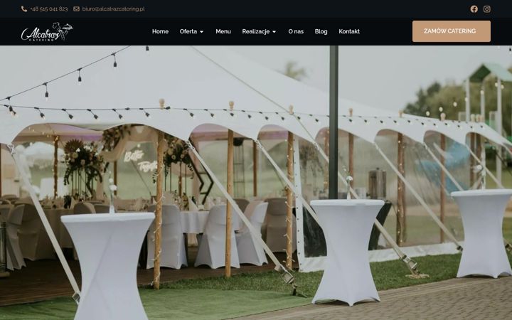 Screenshot of alcatrazcatering.pl