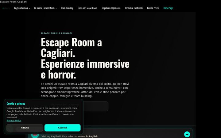 Screenshot of alcatrazescaperoom.it