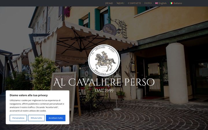 Screenshot of alcavaliereperso.com