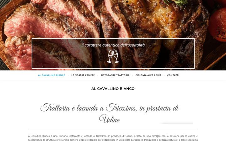 Screenshot von alcavallinobianco.com