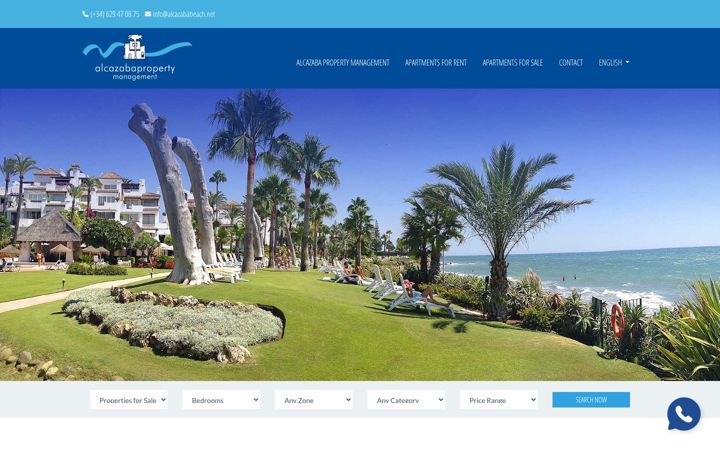 Screenshot of alcazababeach.net