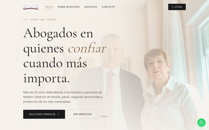 Screenshot of alcazarasociados.com