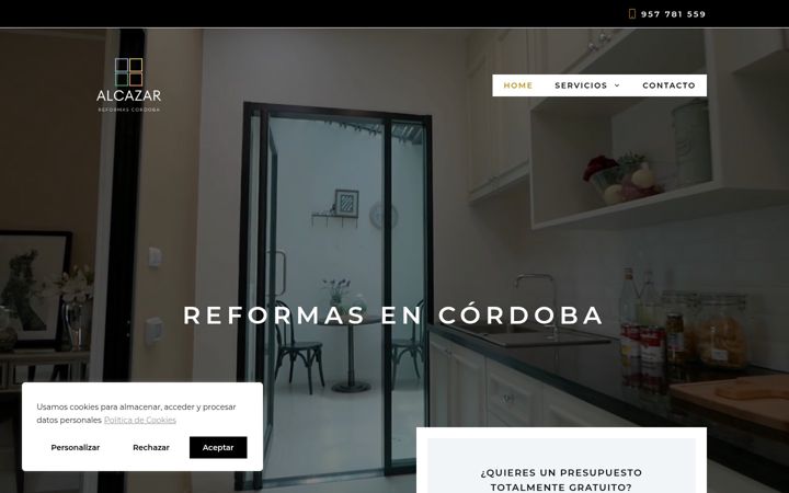 Screenshot of alcazarreformascordoba.com