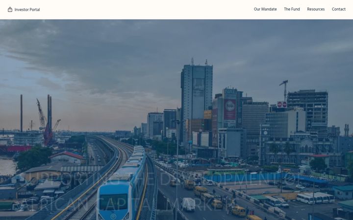 Captura de pantalla de alcbfund.com