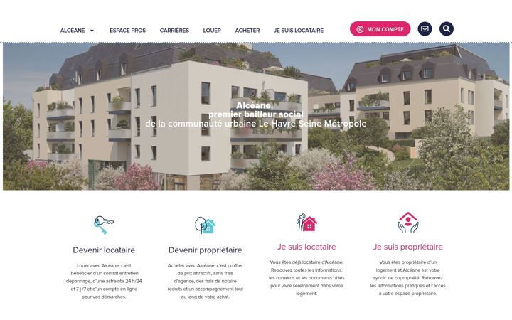 Screenshot of alceane.fr