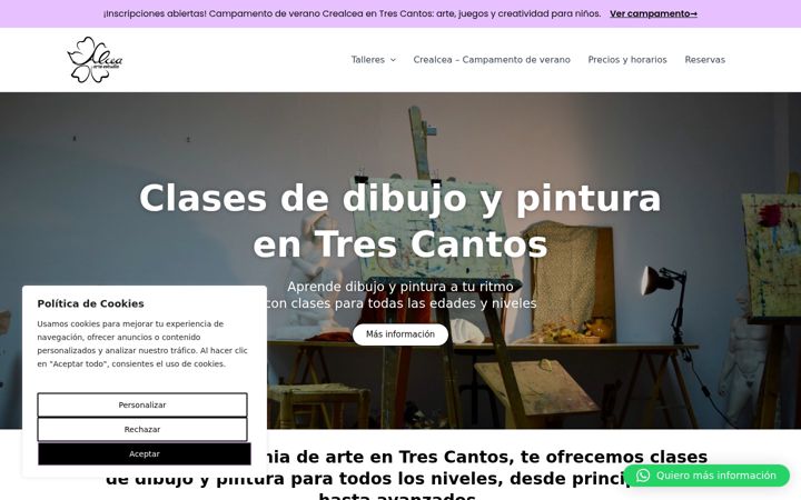 Screenshot of alceartestudio.com