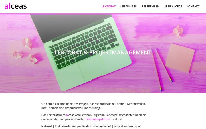 Screenshot of alceas.eu