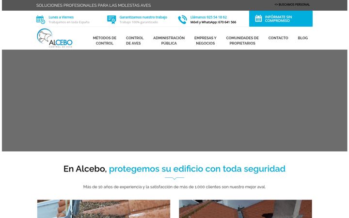 Screenshot of alcebo.com