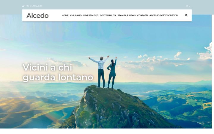 Screenshot of alcedo.it