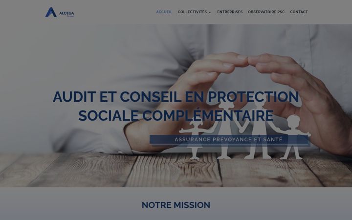 Screenshot of alcega-conseil.fr