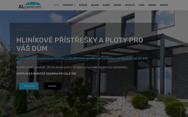 Snímek obrazovky alcentrum.cz