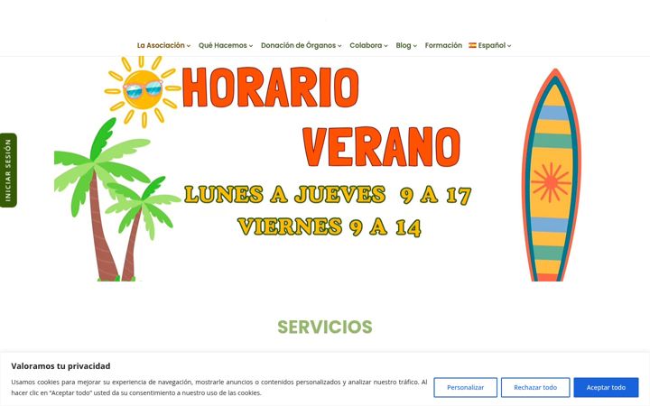 Screenshot ta' alcercastalia.org