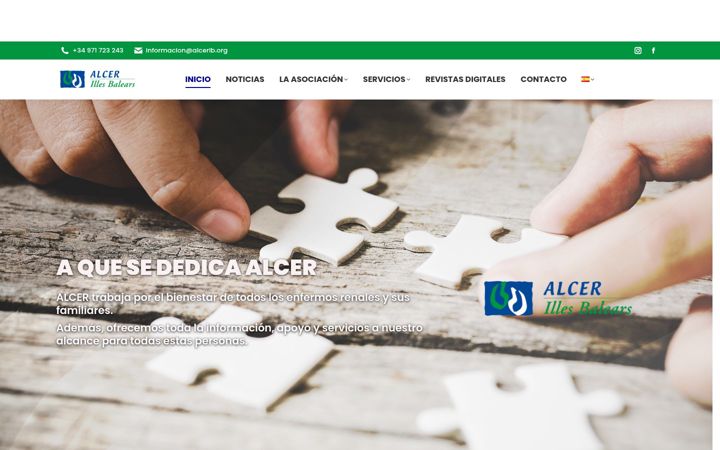 Screenshot of alcerib.org