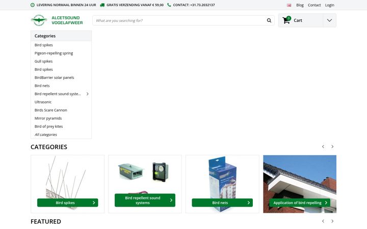 Screenshot of alcetsound.nl