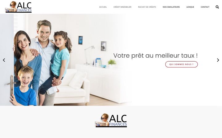 Skärmbild av alcfinances.fr