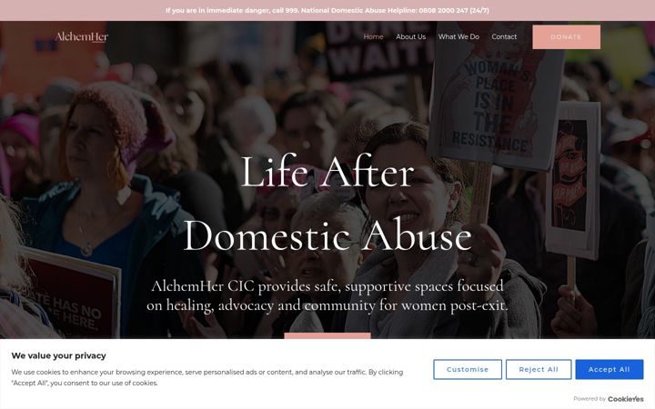 Screenshot von alchemher.com
