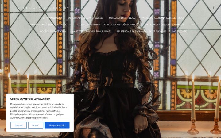 Screenshot of alchemiacienia.com