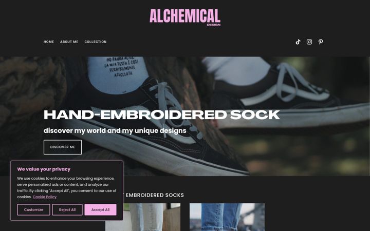 Screenshot of alchemicaldesign.altervista.org