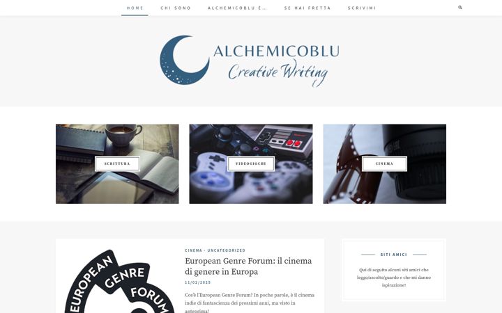 Captură de ecran a alchemicoblu.it