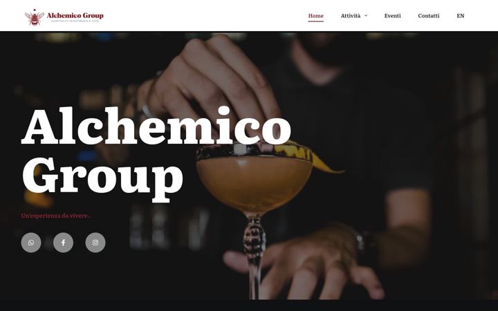 Screenshot of alchemicogroup.com
