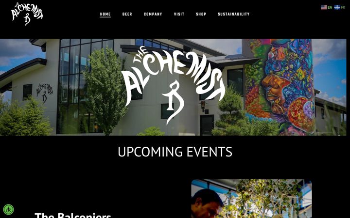Screenshot von alchemistbeer.com