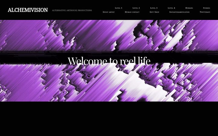 Screenshot von alchemivision.com