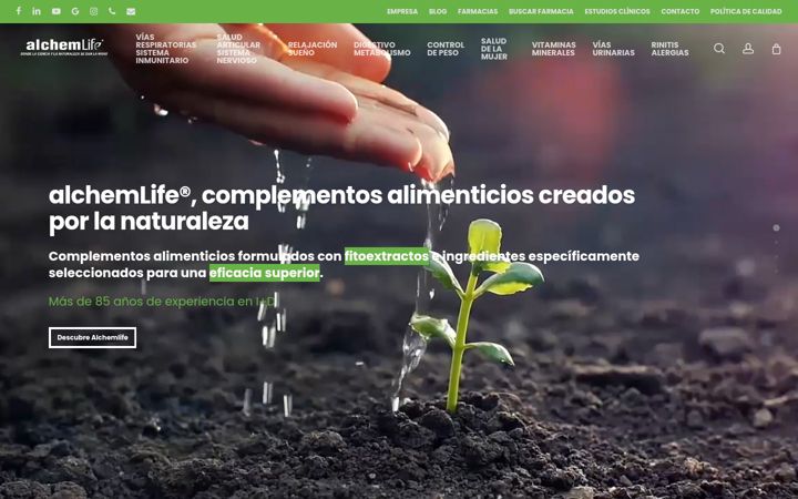 Screenshot of alchemlife.es