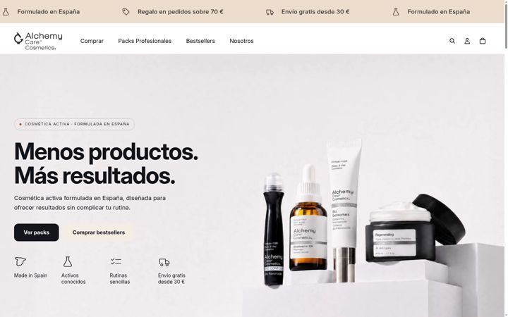 Screenshot of alchemy-care.com