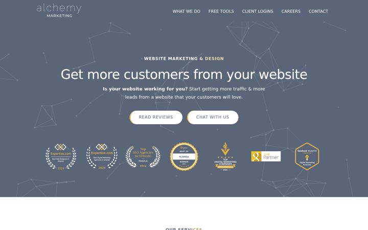 Screenshot di alchemymarketing.com