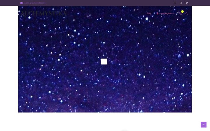 Screenshot di alchemystika.com