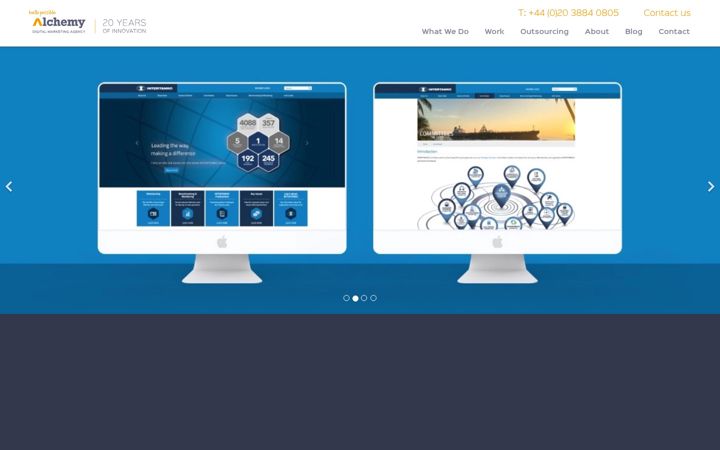 Screenshot of alchemyuk.com