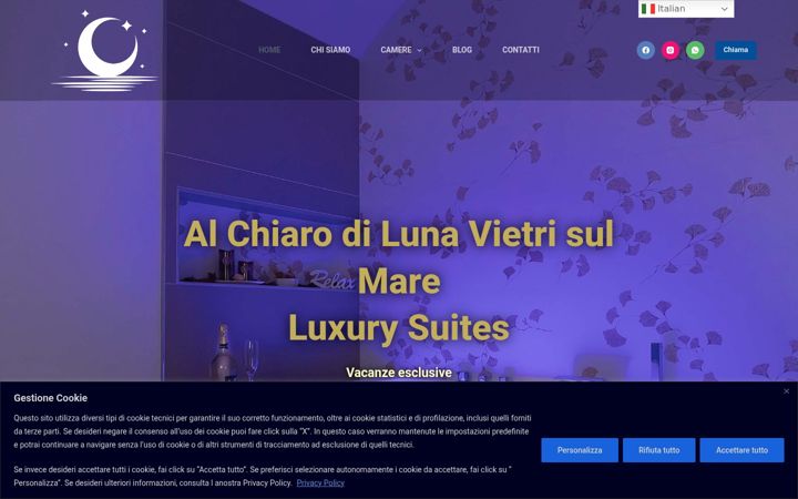 Screenshot of alchiarodilunavietri.it