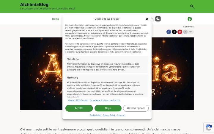 Screenshot von alchimiablog.com