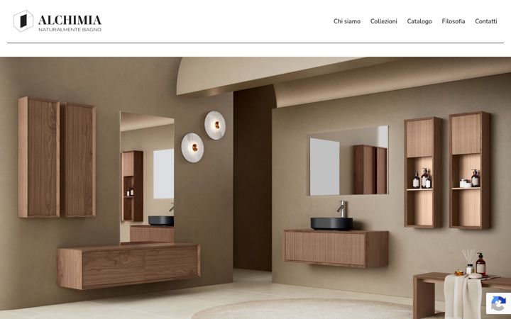 Screenshot of alchimiacasa.it