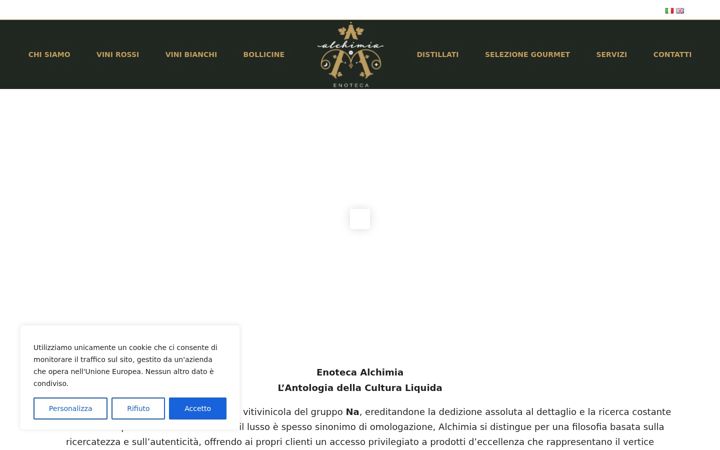 Screenshot of alchimiaenoteca.com