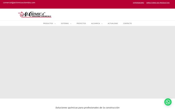 Captura de ecrã de alchimicacolombia.com