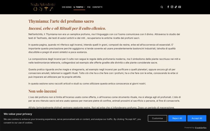 Screenshot von alchimieprofumate.it