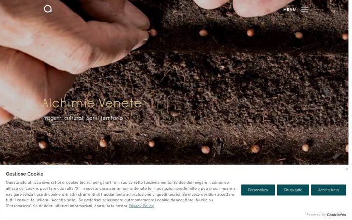 Screenshot of alchimievenete.it
